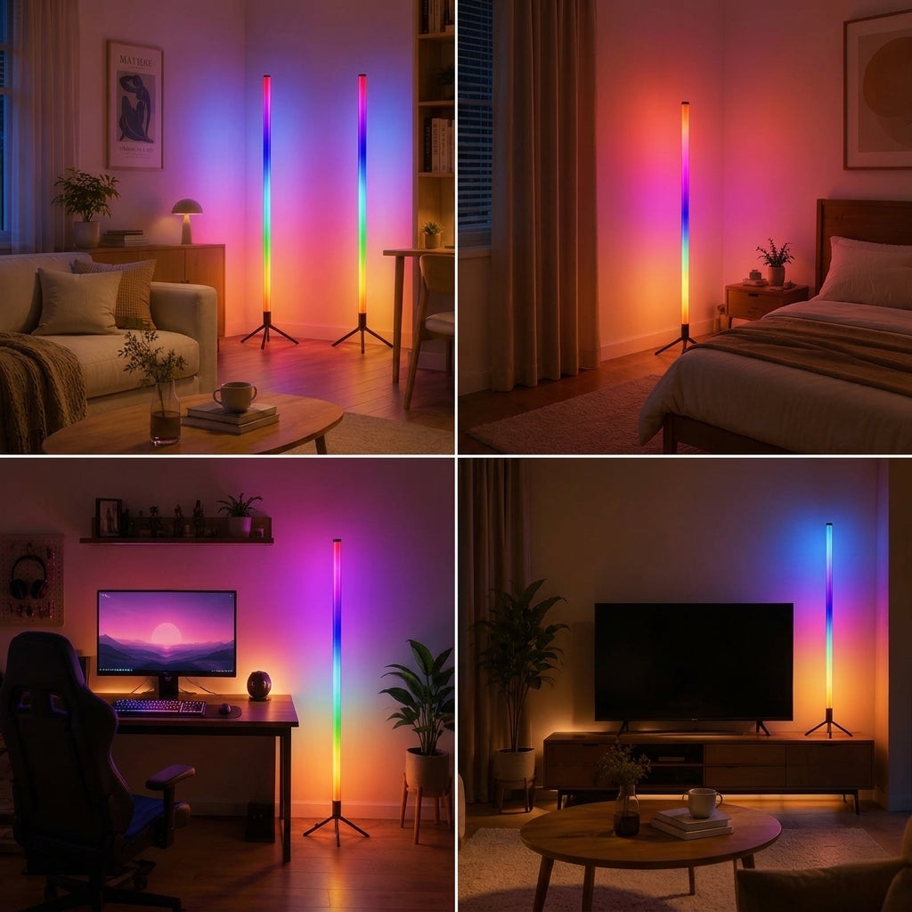 Lumenus Saber - Lampă de Colț Inteligentă LED RGB